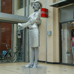 Zilveren dame of heer