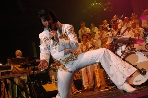 Elvis imitator Frank